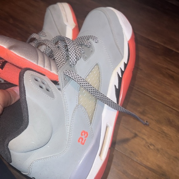 Jordan 5 Retro GG Hot Lava Prewowned Sz 8.5Y - Picture 11 of 13